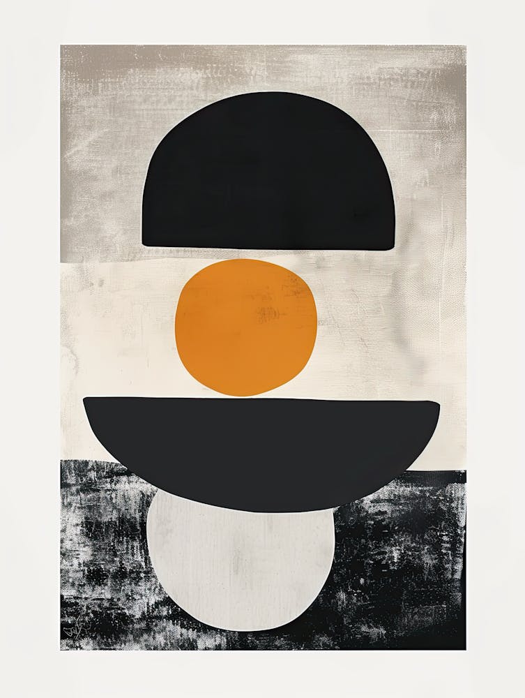 Interlocked Shapes Bauhaus Minimalist