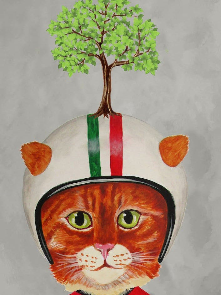 Cat With Tree