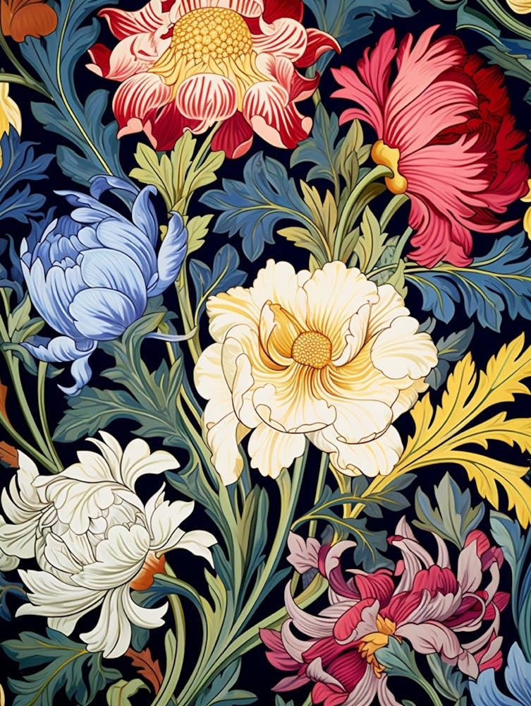 William Morris Blumentapete 1