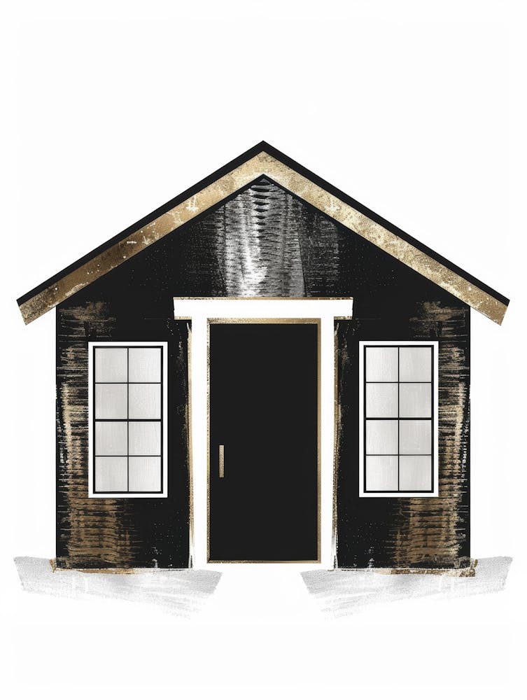 Black And White House 1