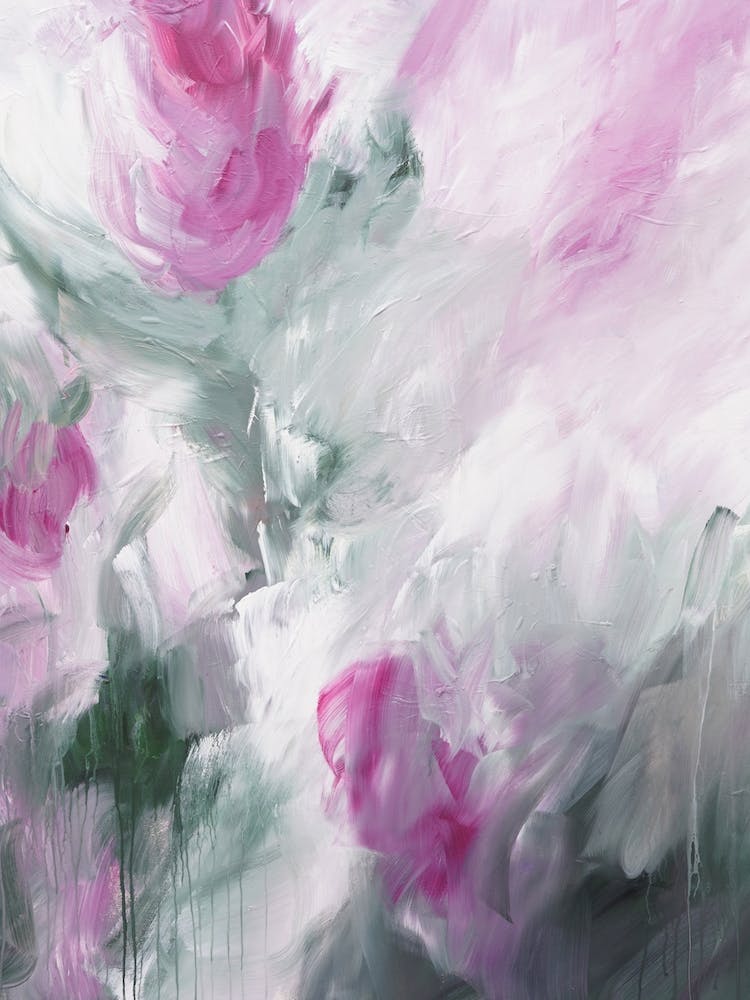 Pink Roses Painting 1