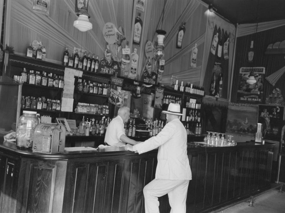 Untitled Photo, Possibly Related To Saloon, Decatur Street, New Orleans, Louisiana By Russell Lee