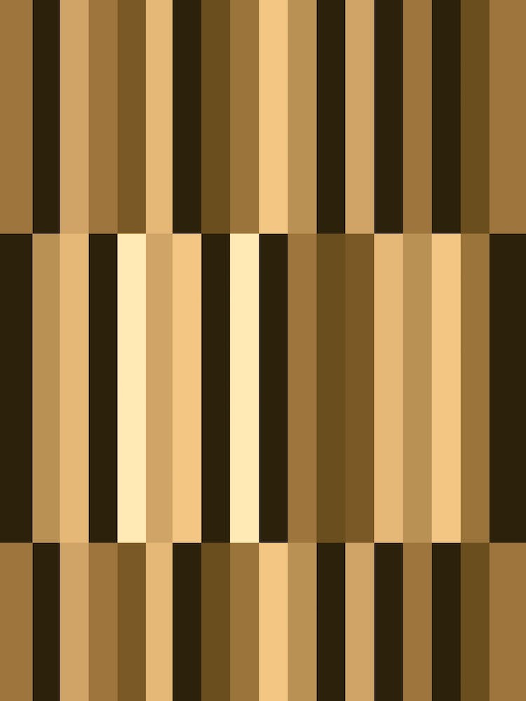 Striped Pattern Neutral Brown Shades
