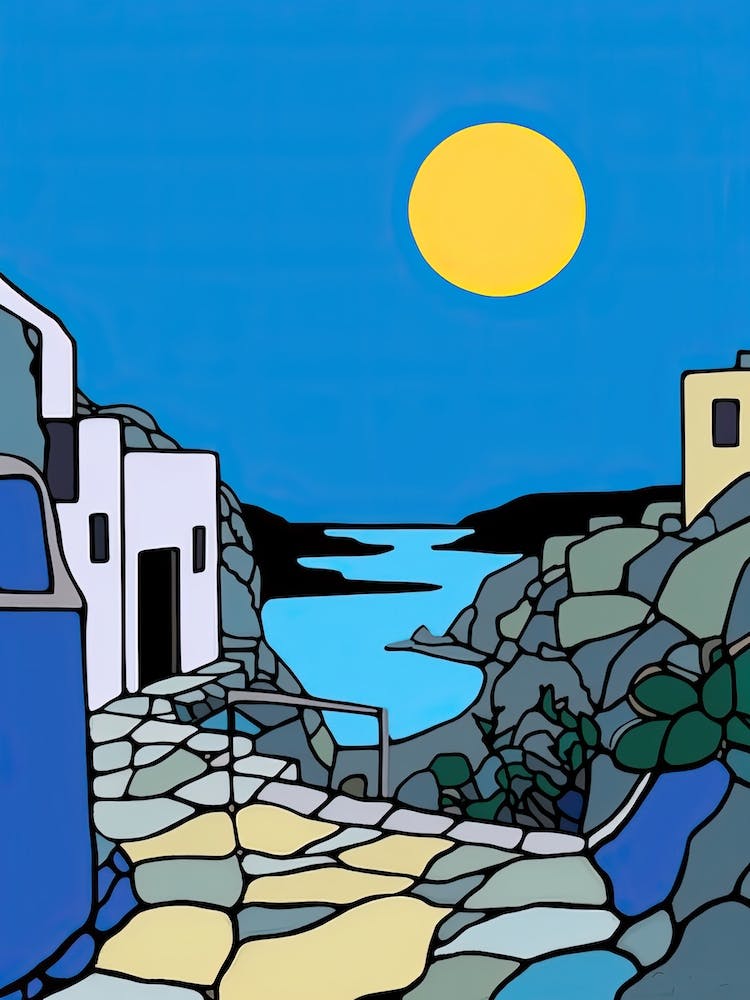 Minimal Design Style Of Santorini, Greece 3