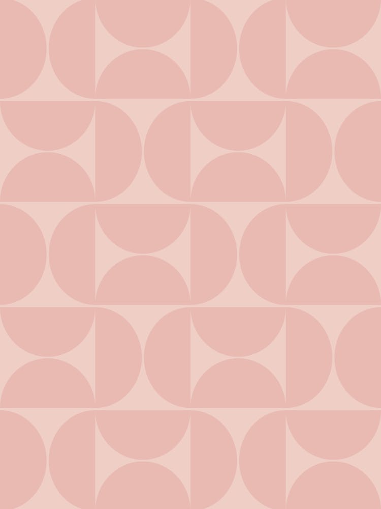 Mid Century Modern Peach