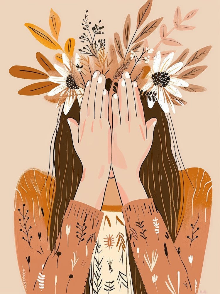 Girl With Flower Crown