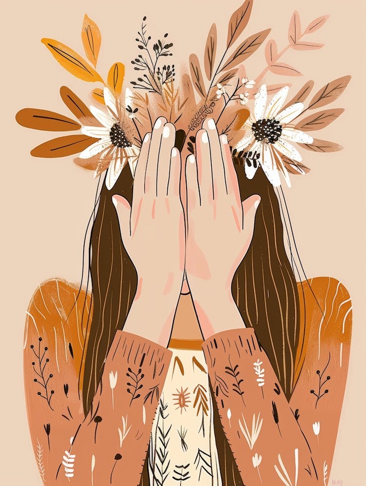 Girl With Flower Crown