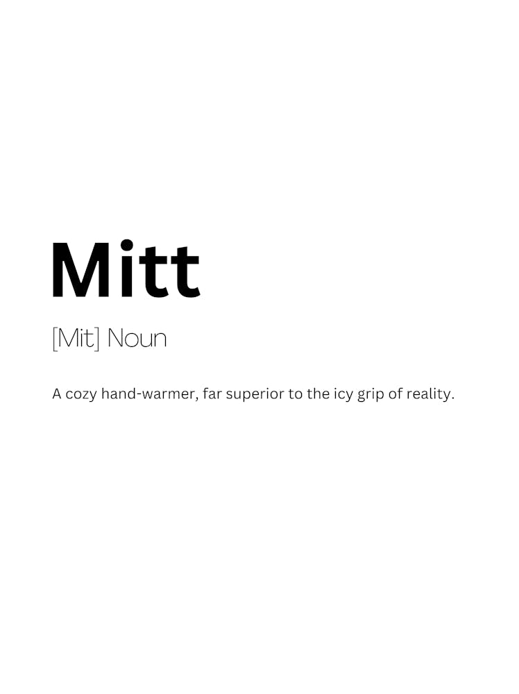Mitt Definition Meaning
