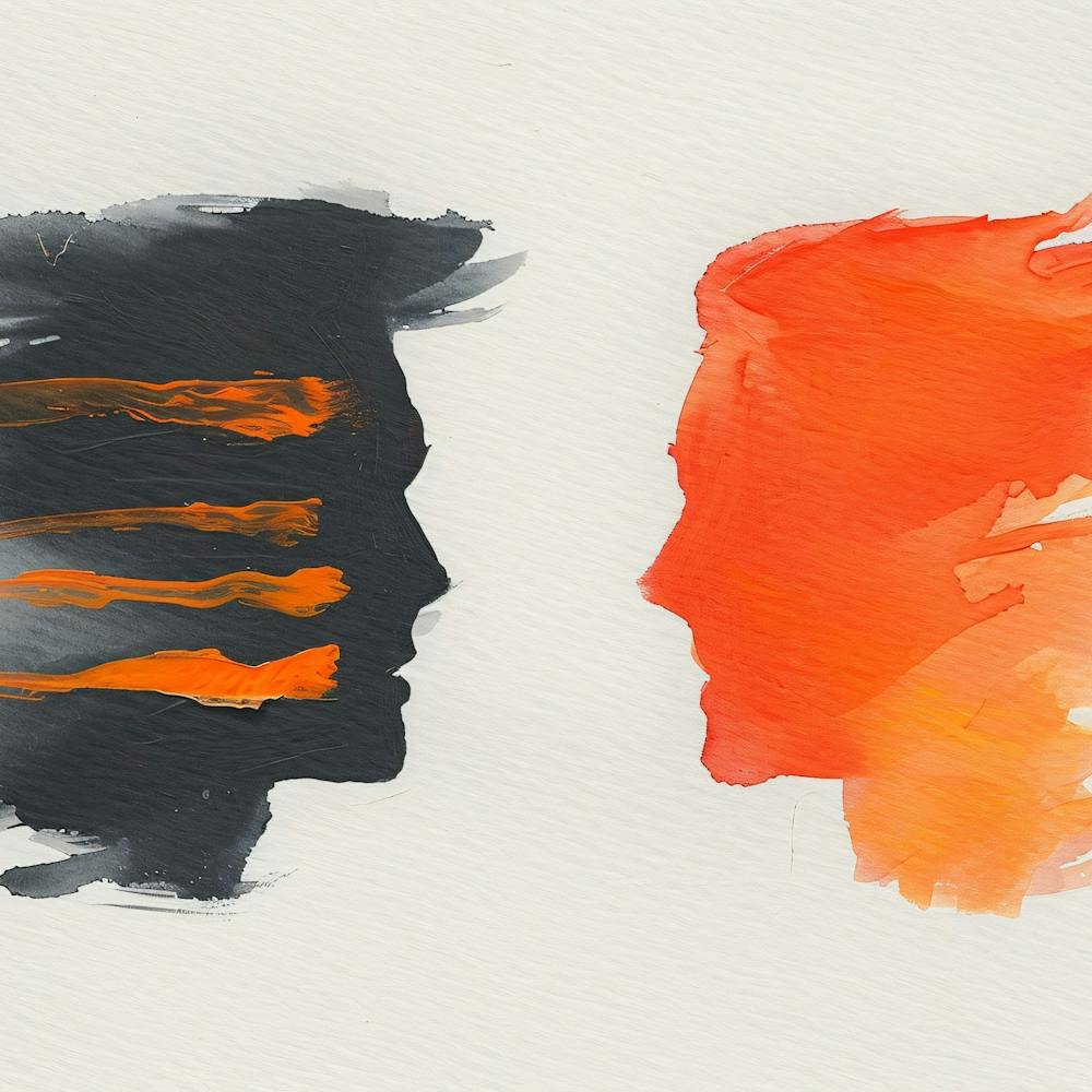 Portrait Of A Man And Woman