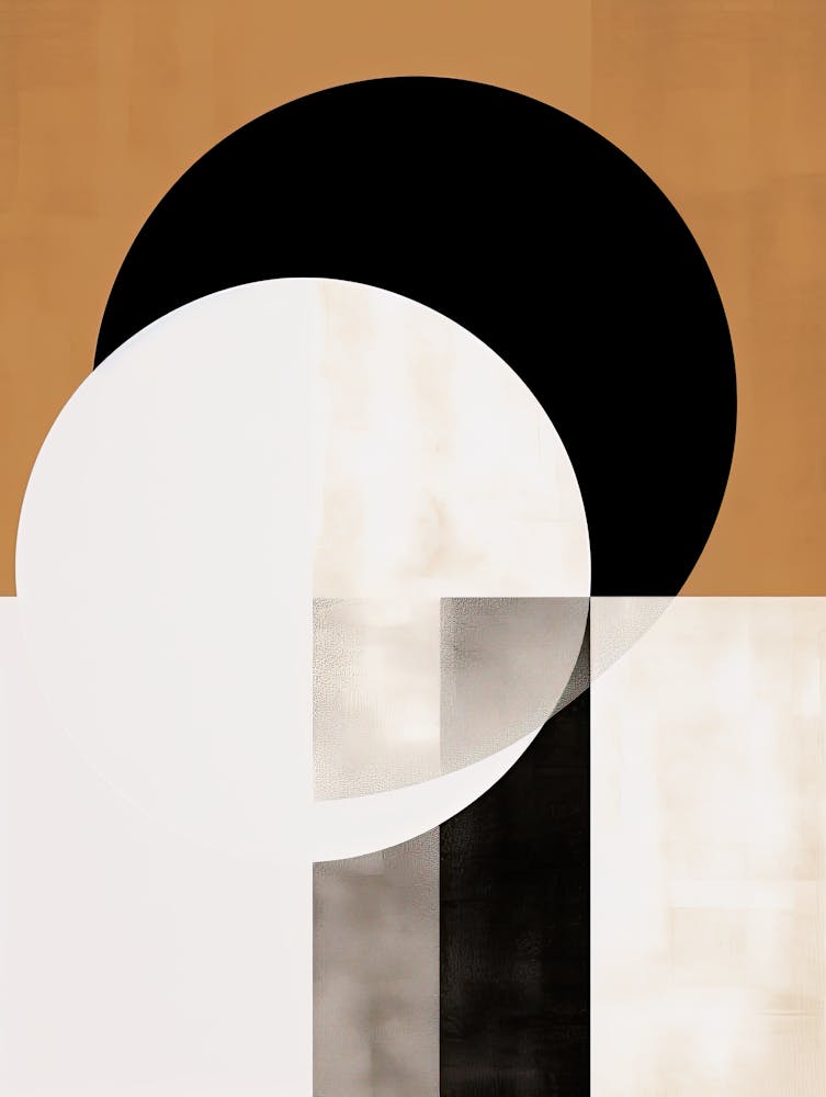 Black And White Neumster Geometric Dream