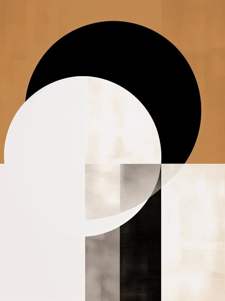 Black And White Neumster Geometric Dream