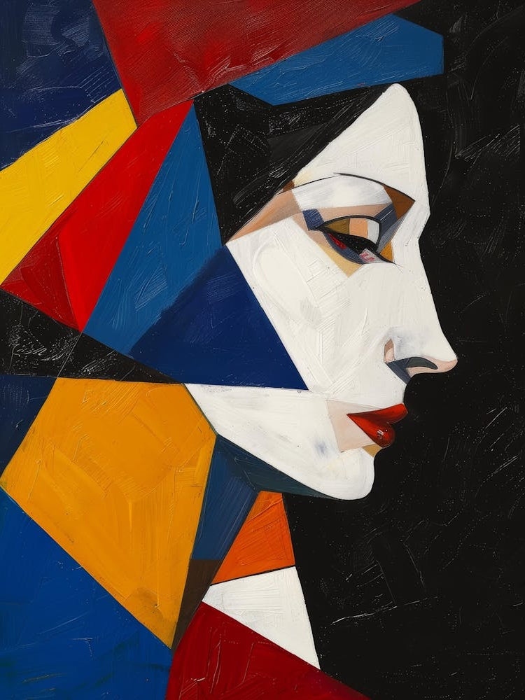 Abstract Woman'S Head 1