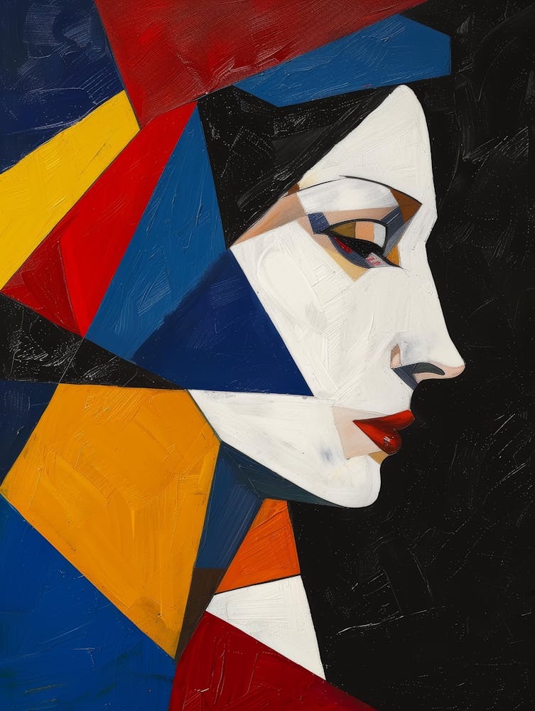Abstract Woman'S Head 1