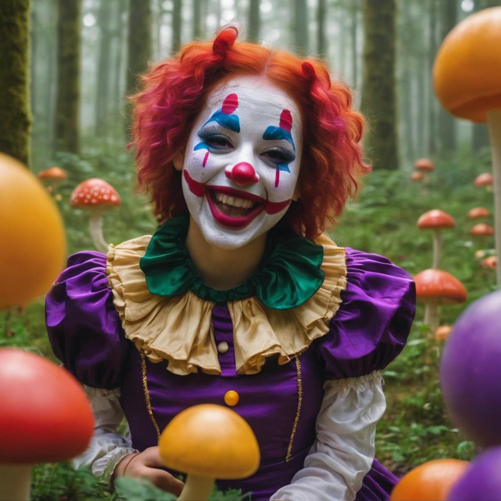 Clown In The Forest