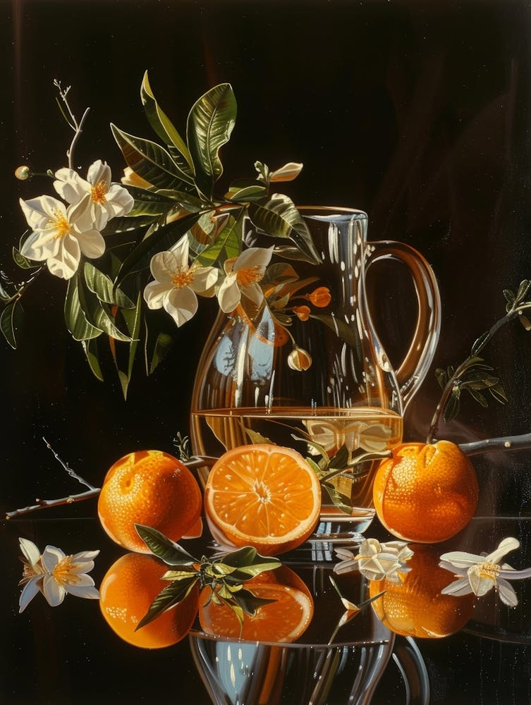 Still Life With Oranges 1