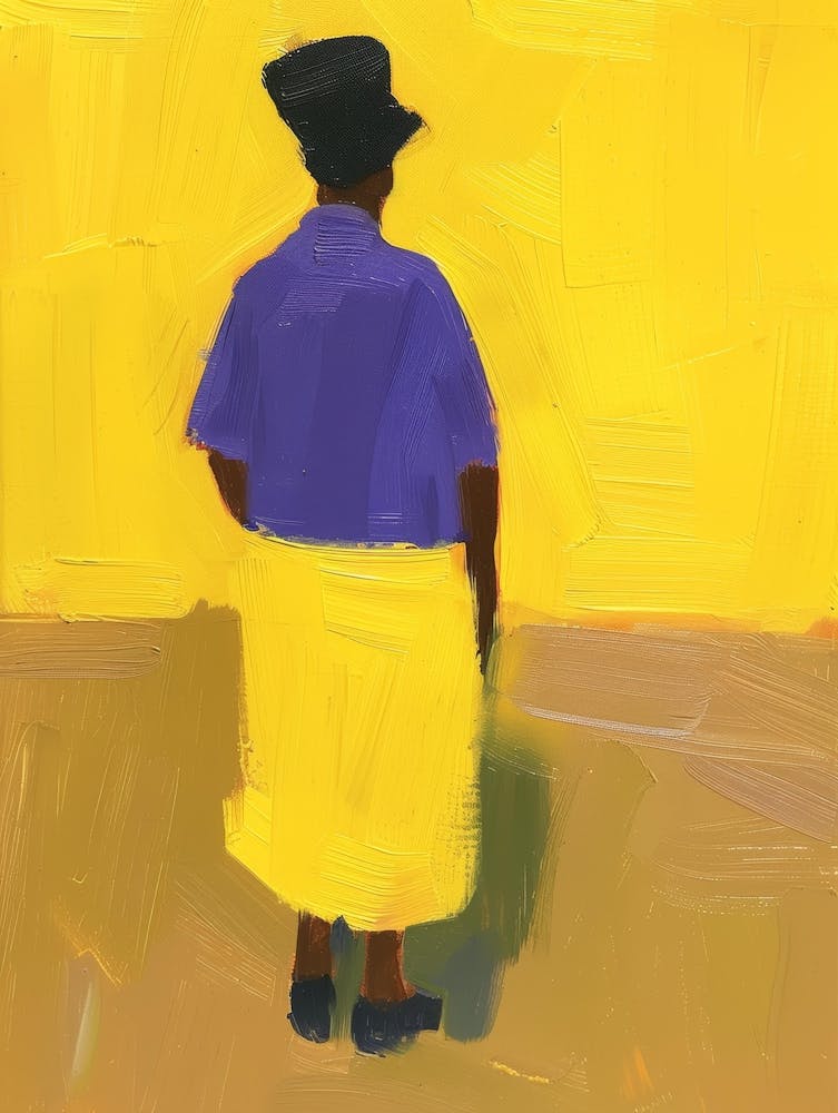 Woman In Yellow Skirt