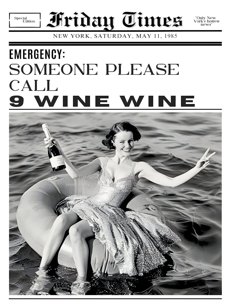 Emergency Someone Please Call 9 Wine Wine