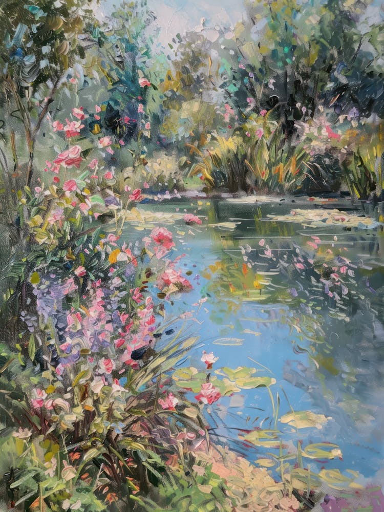  Floral Garden Enchanted Pond 5