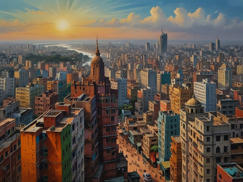 Sunset In So Paulo Art