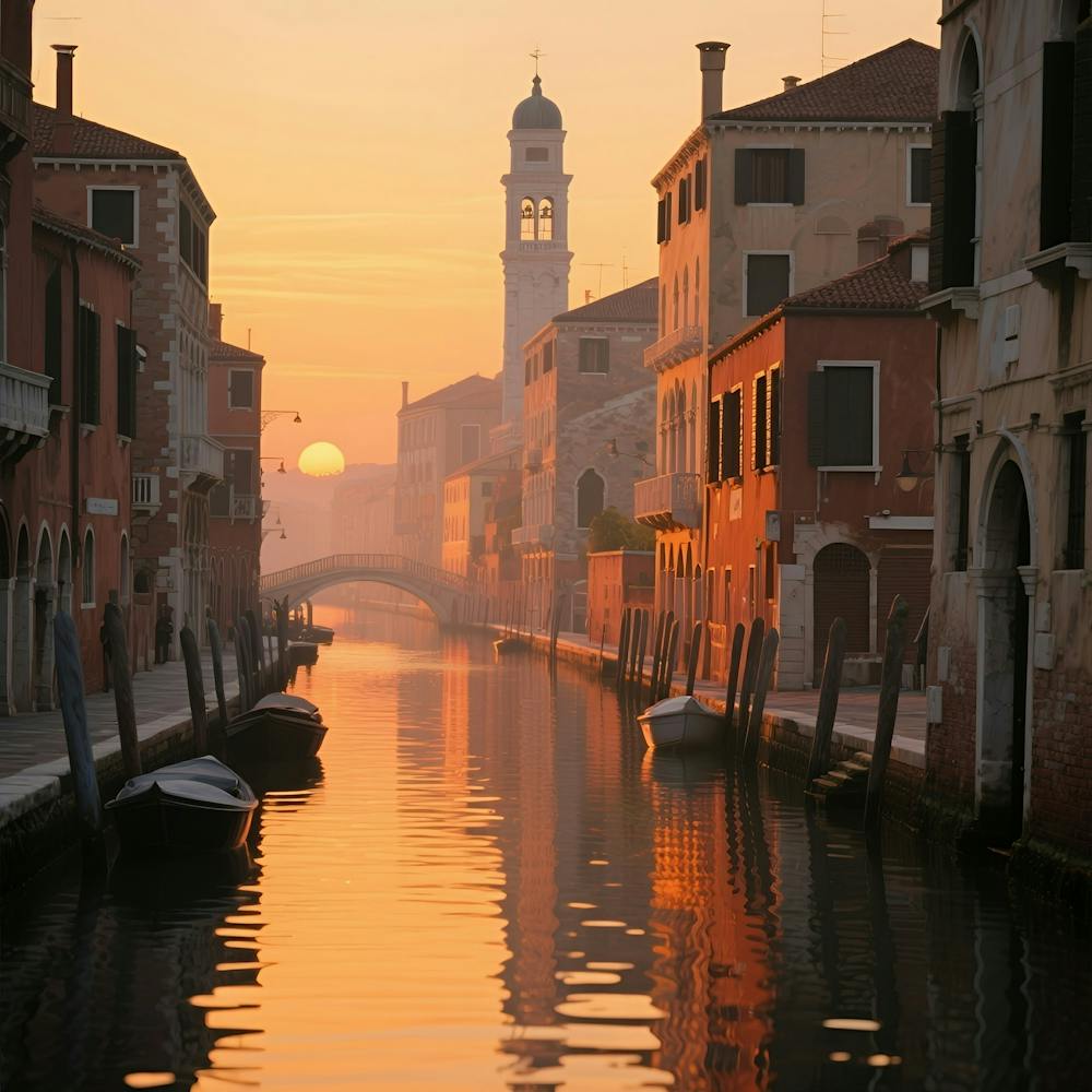 Sunrise In Venice