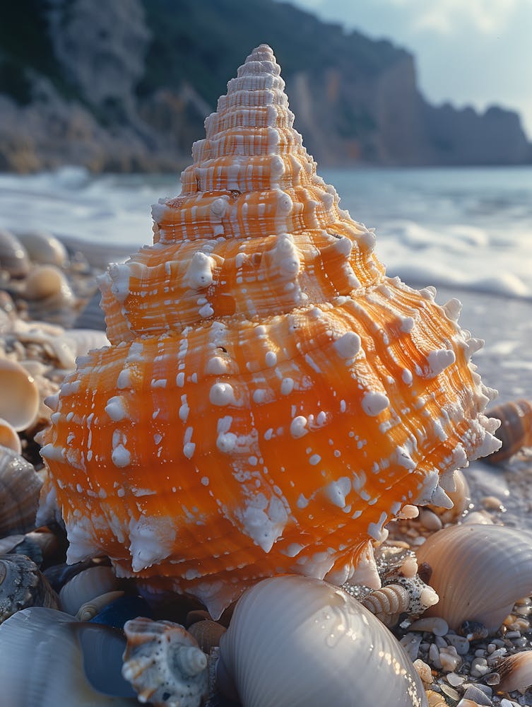 Sea Shell On The Beach
