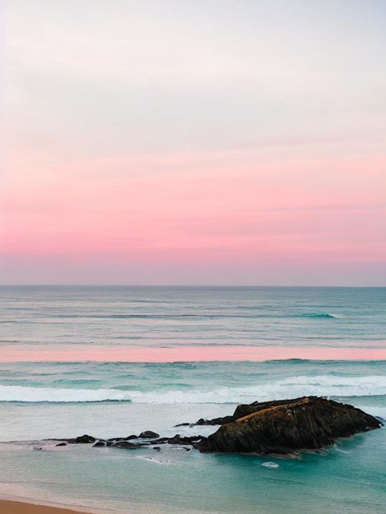 Barafundle Bay Beach, Pembrokeshire, Wales Pink Photography 2