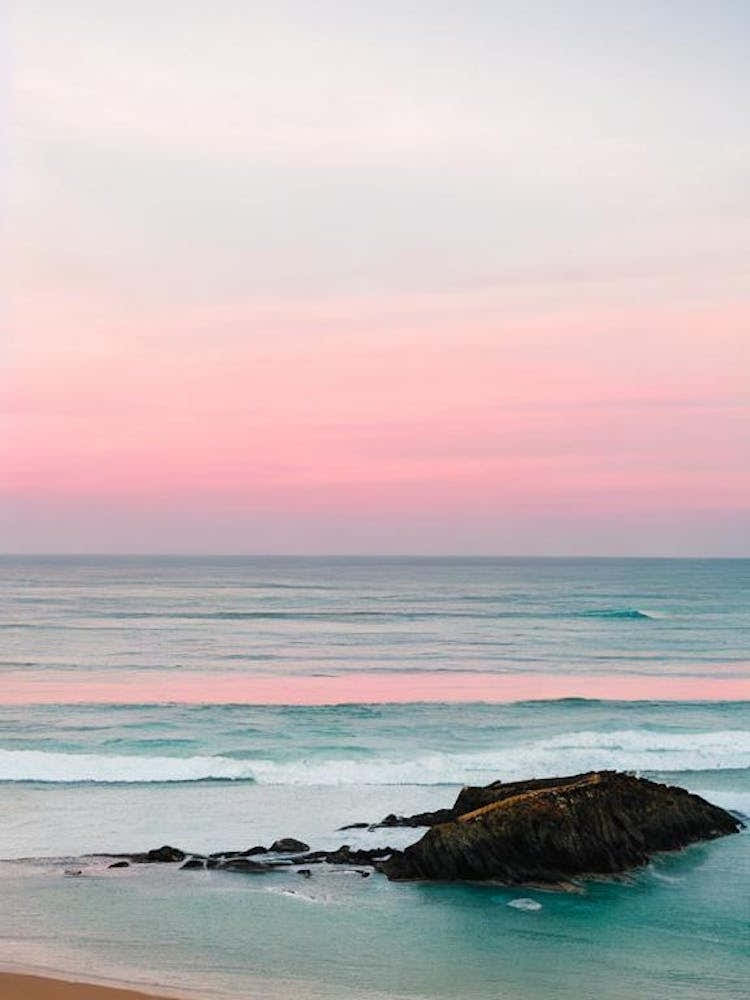 Barafundle Bay Beach, Pembrokeshire, Wales Pink Photography 2
