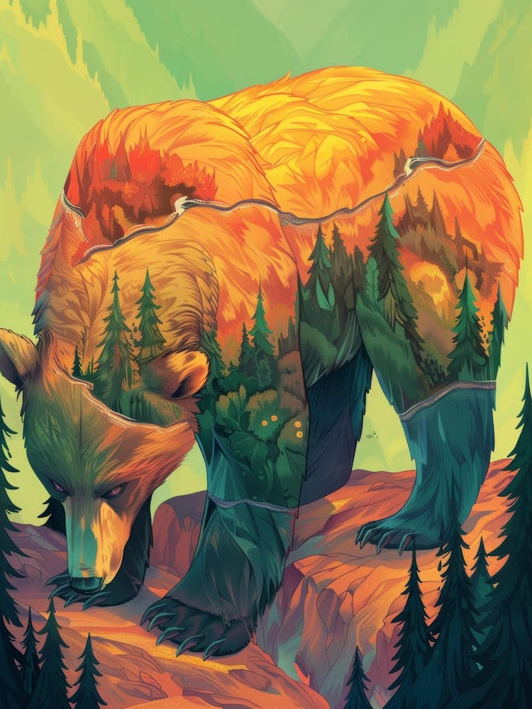 Bear In The Forest 6