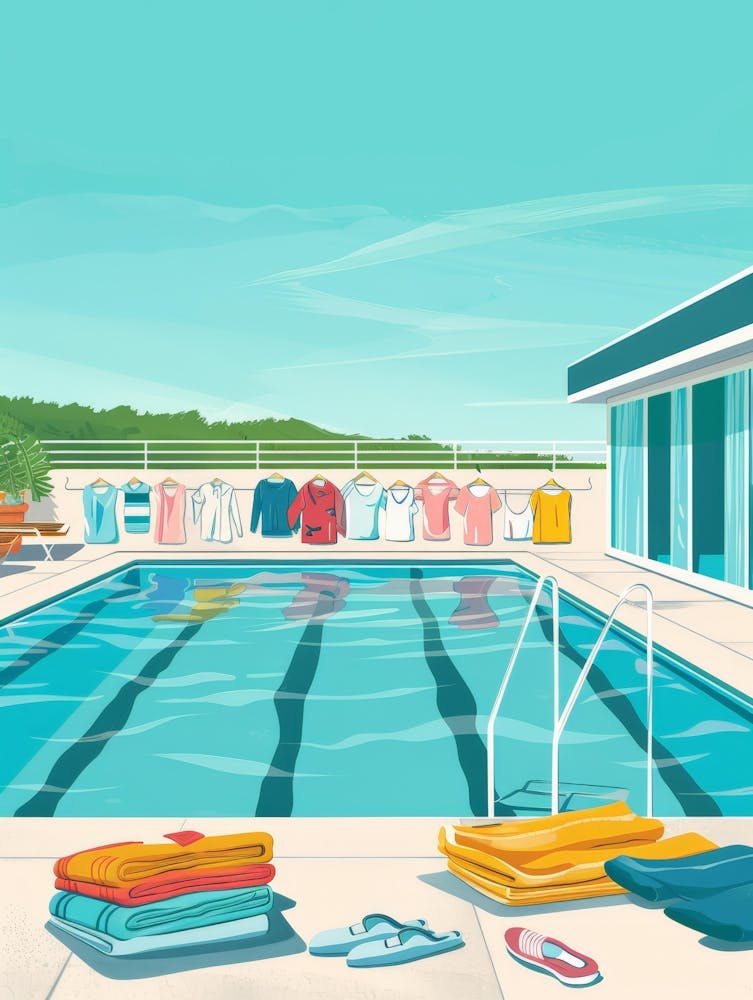 Illustration Of A Swimming Pool