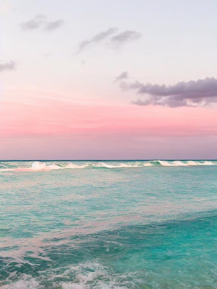 Grace Bay Beach, Turks And Caicos Pink Photography 2