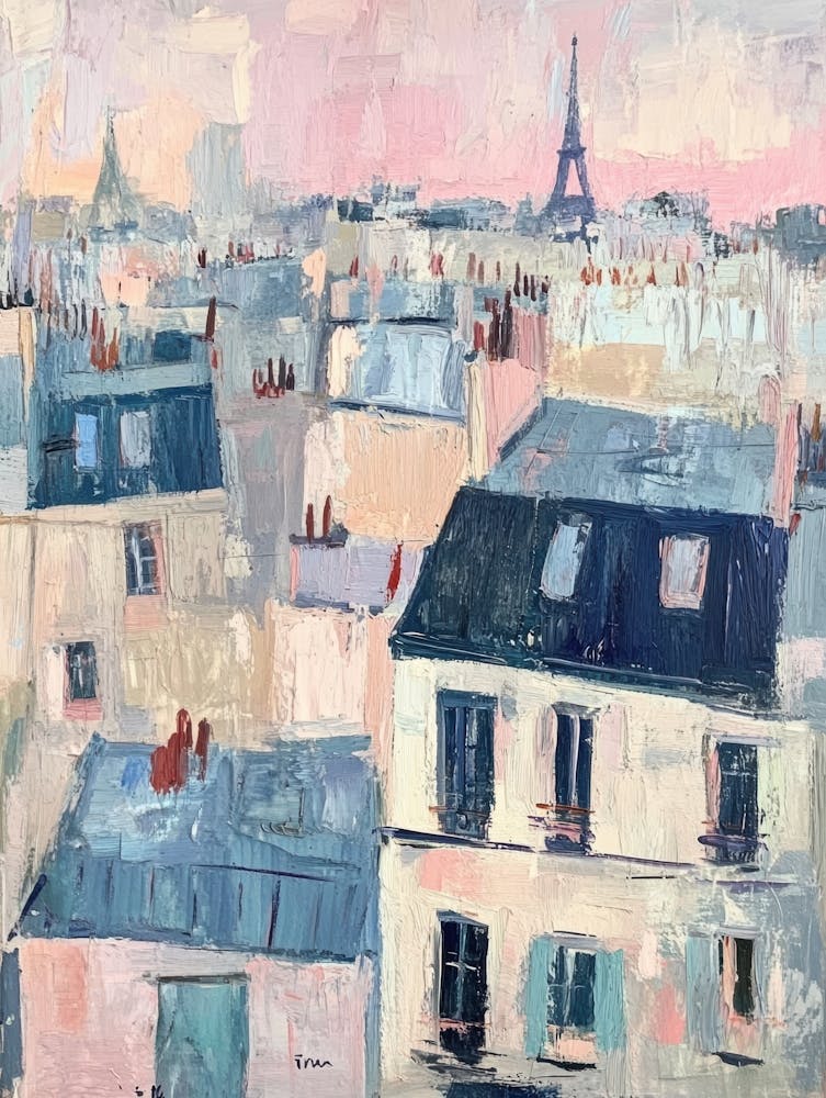 Paris At Sunset