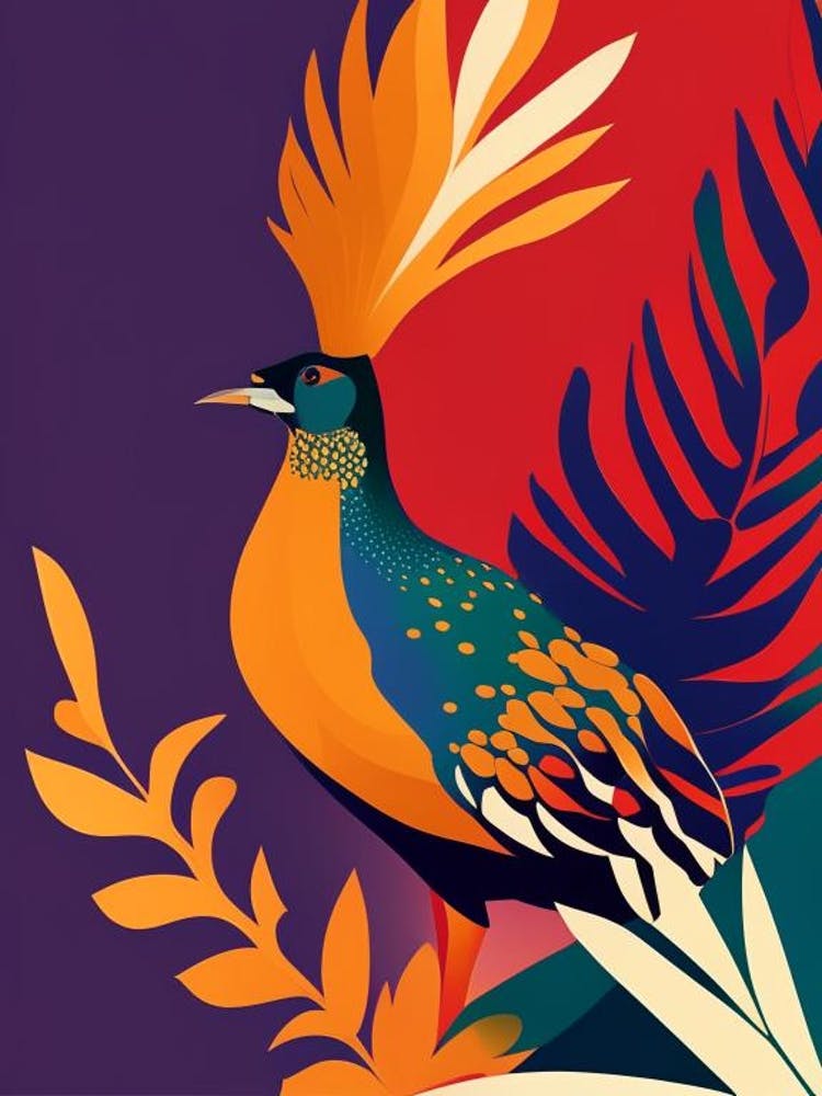 Pheasant Pop Matisse Bird