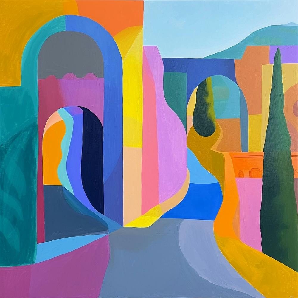 Abstract Travel Collection Granada Spain 3