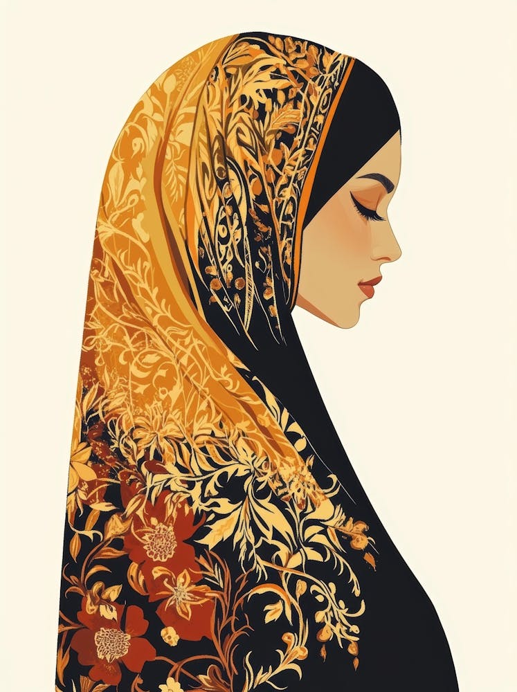Muslim Woman In Hijab