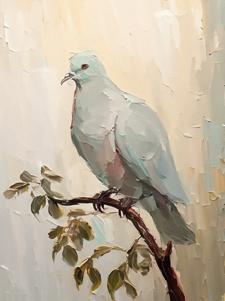 Dove Digital Oil Painting