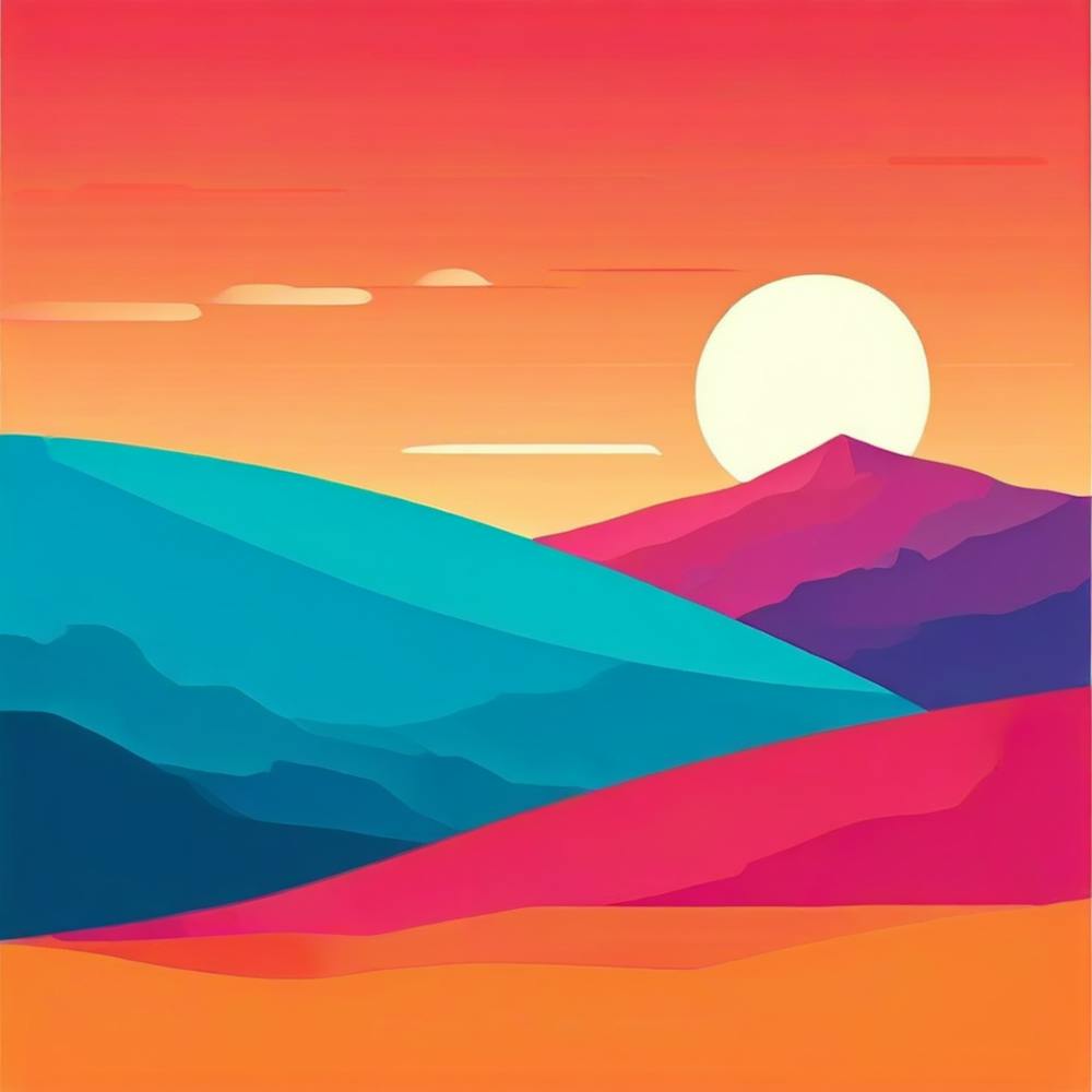 Landscape At Sunset 2