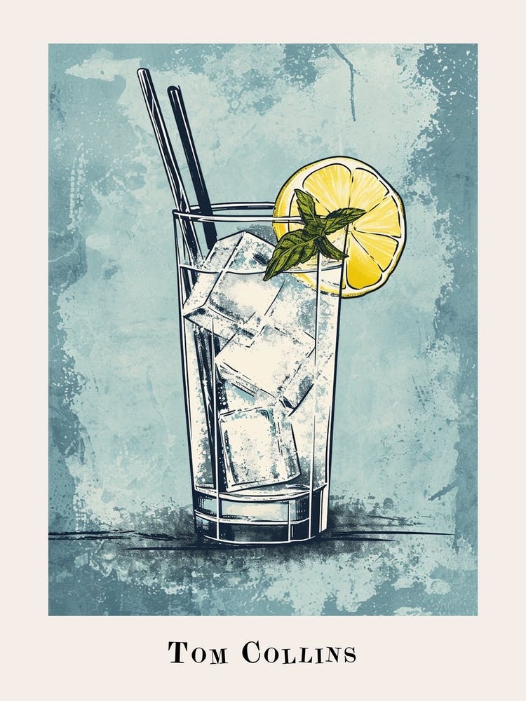 Tom Collins Tile Illustration 1