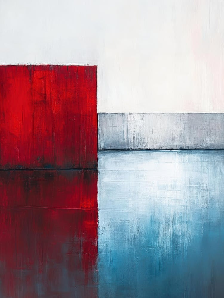 Abstract Red Painting 3