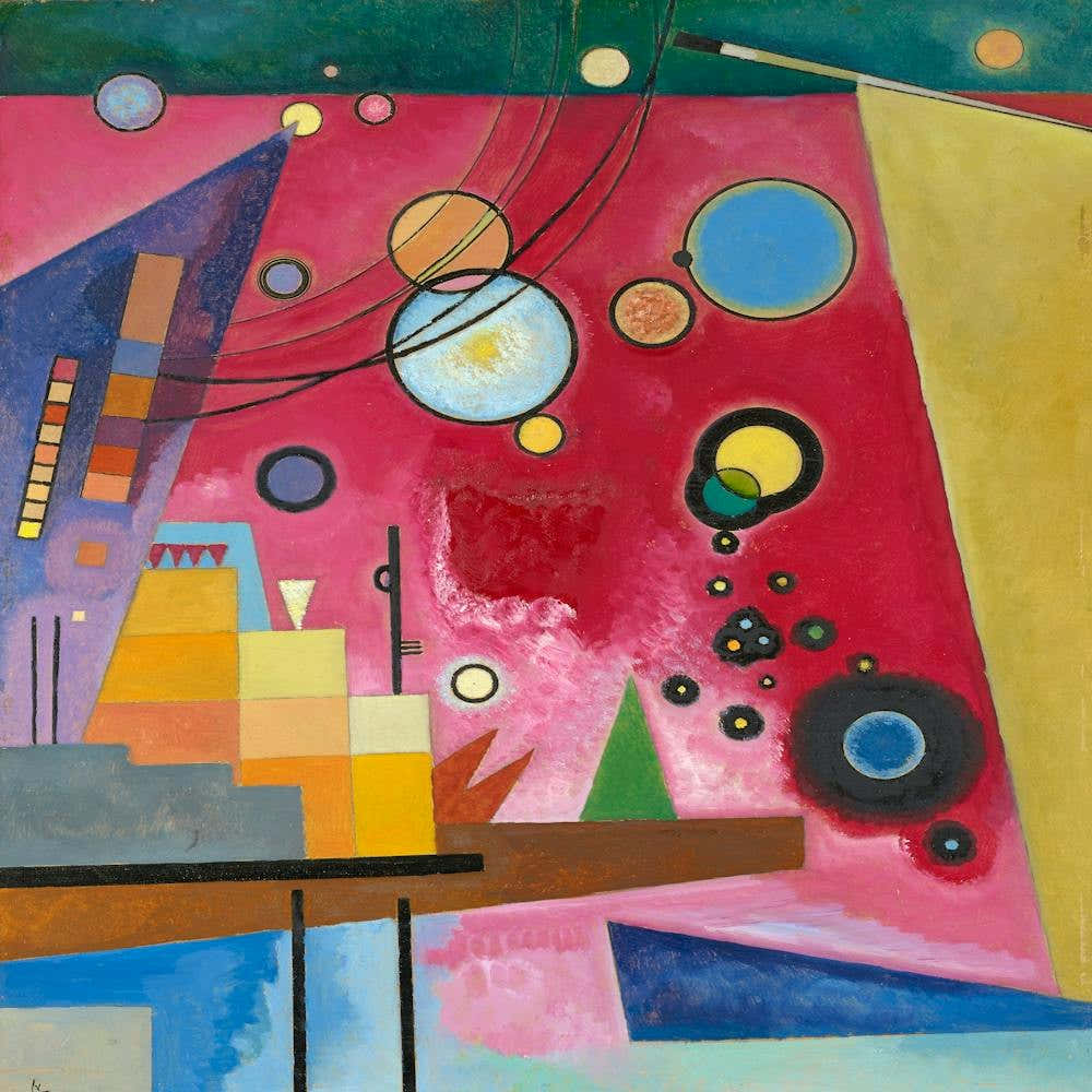 Wassily Kandinsky Schweres Rot, 1924