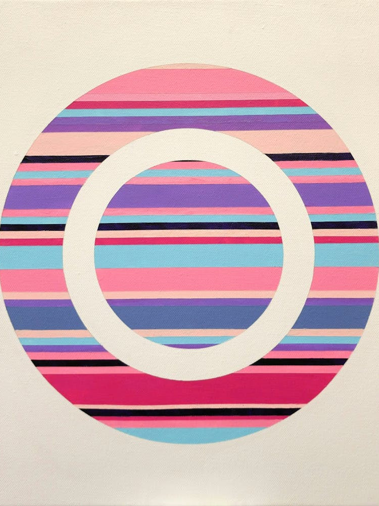Colorful circle stripes