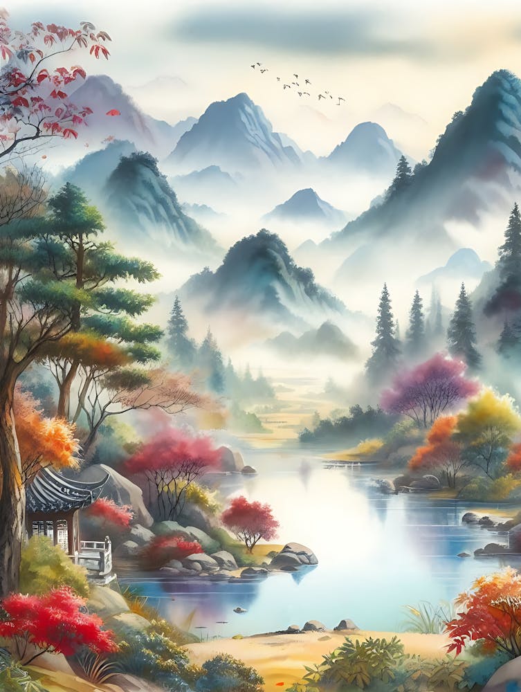 Asian Landscape Painting