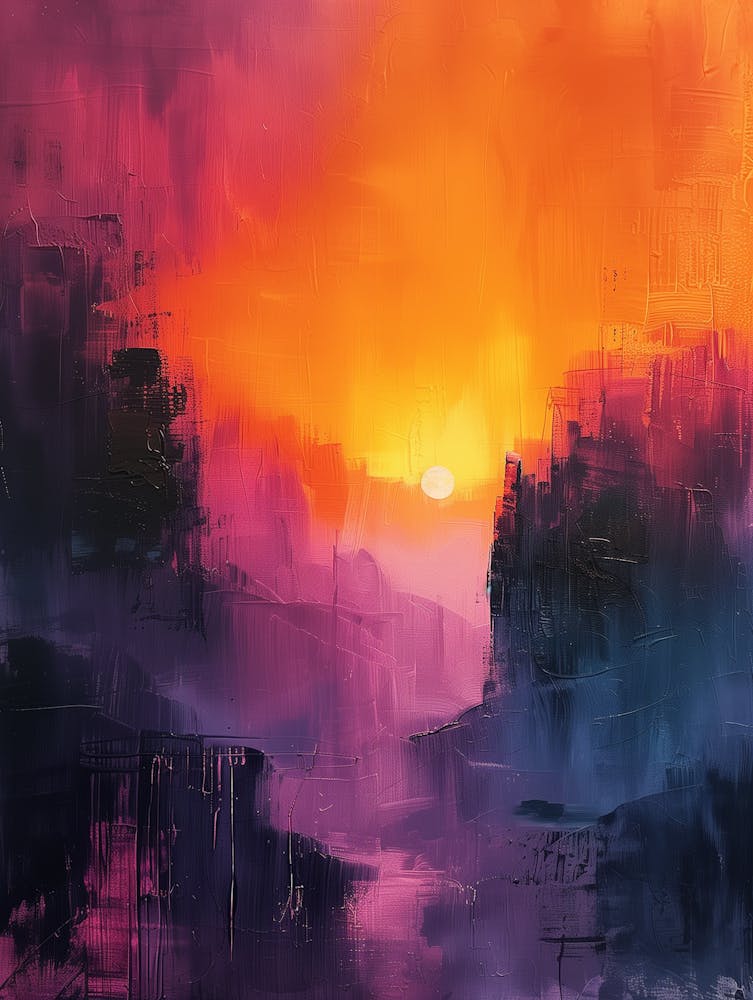 Sunset In The Mountains 3