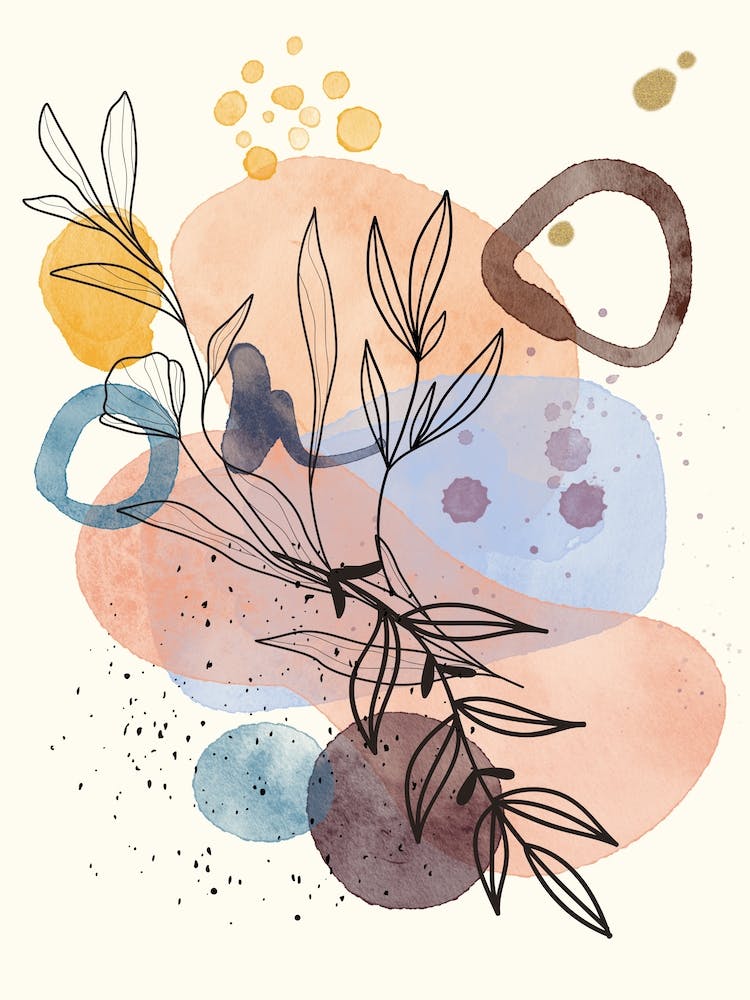 Abstract Watercolor Painting 15