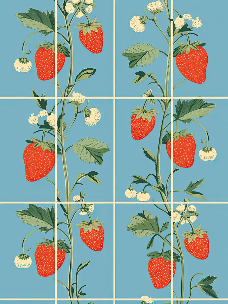 Strawberries Illustration 5