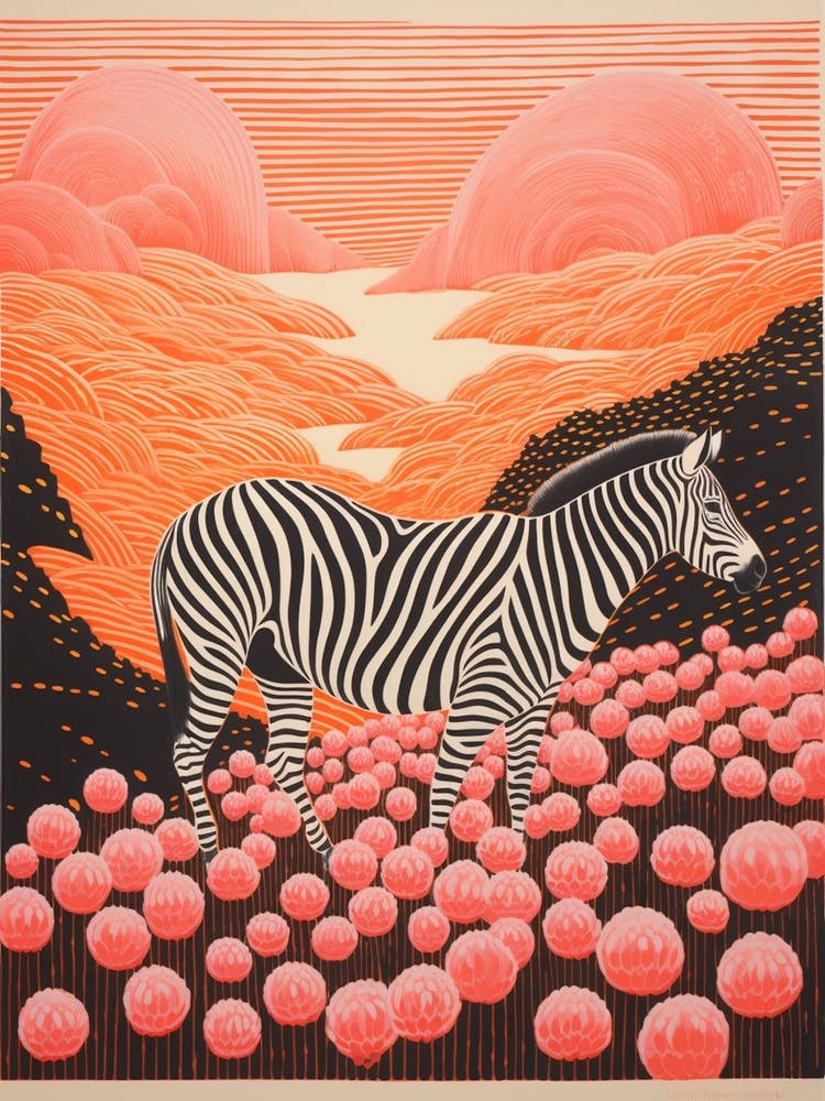 Zebra Line Illustration 1