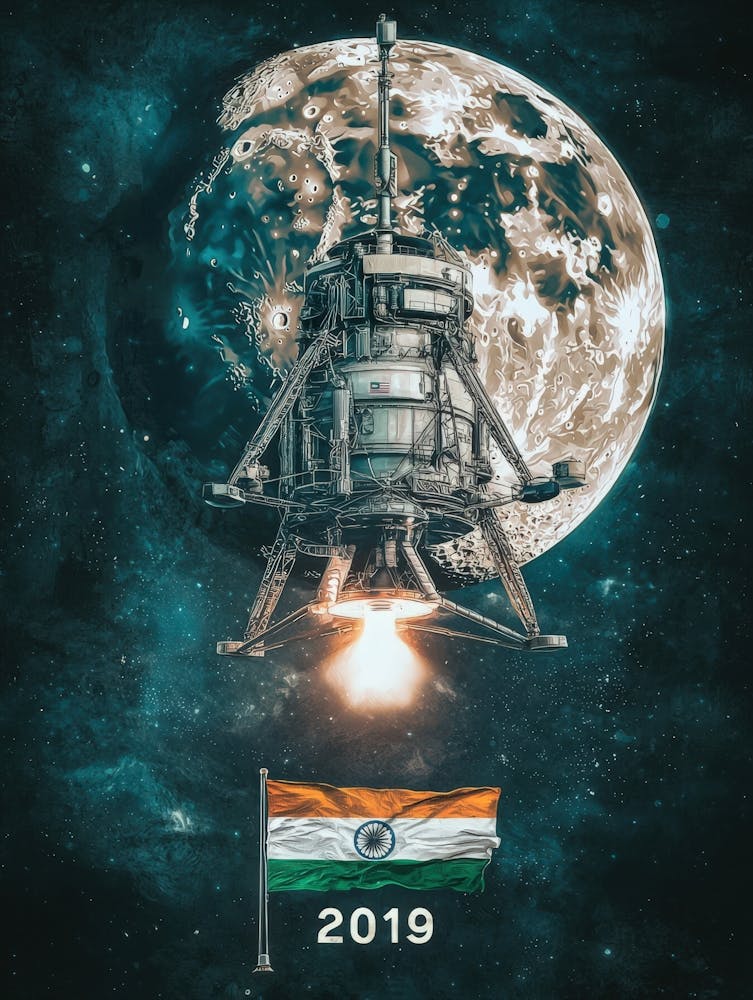 Aihrgdesign A Futuristic Space Poster Celebrating Indias Chan Aa5226e2 4b2a 4a61 Baee E33253552450 1