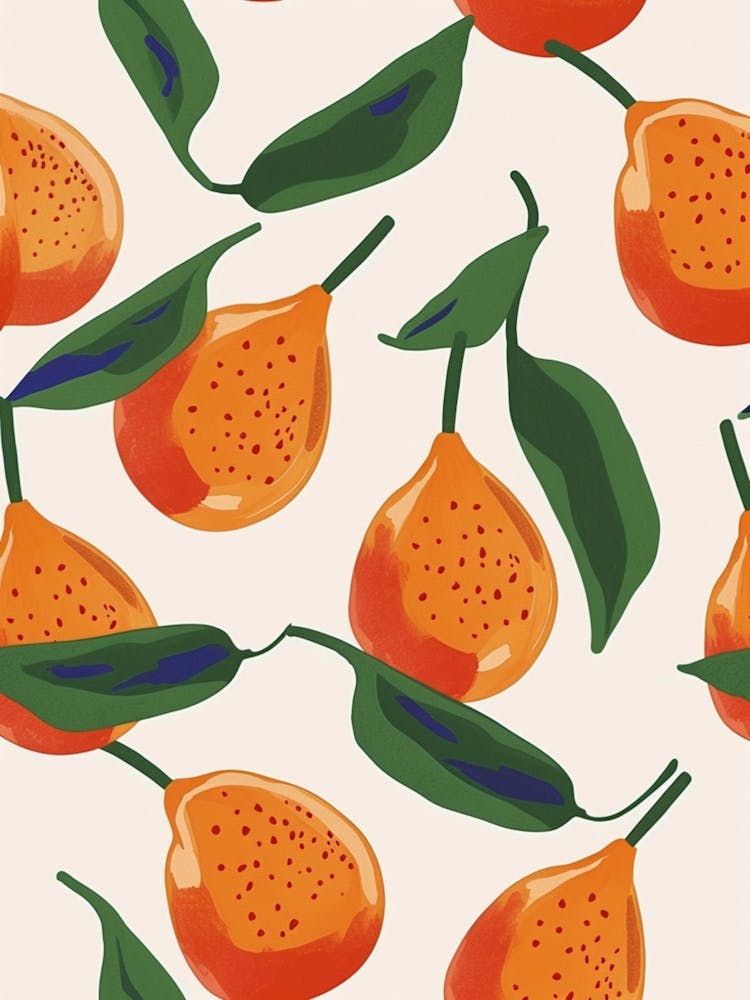 Citrus Fruit Pattern Illustration 2