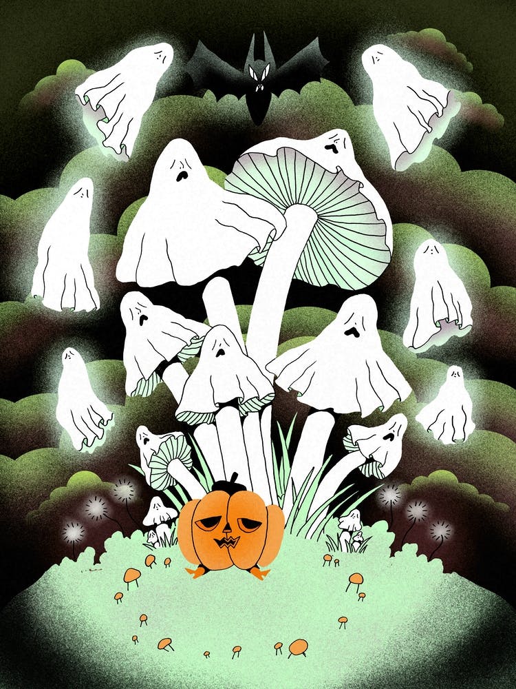 Ghost Mushrooms