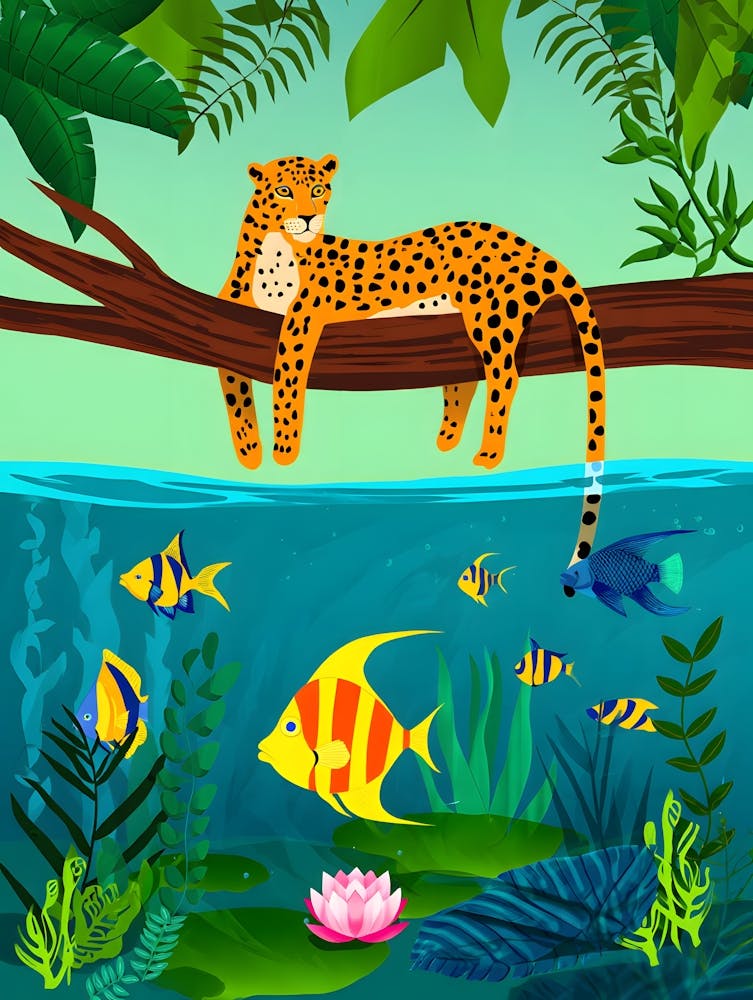 Wildlife Harmony – A Stunning Blend of Land and Water