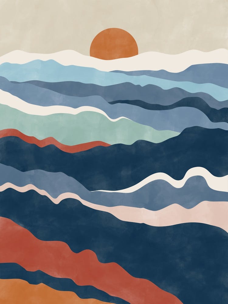 Sunrise Over The Ocean
